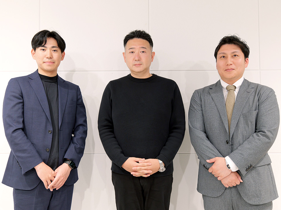 株式会社エンバウンド 代表取締役 橋本竜氏、ストライク山野、ストライク今井