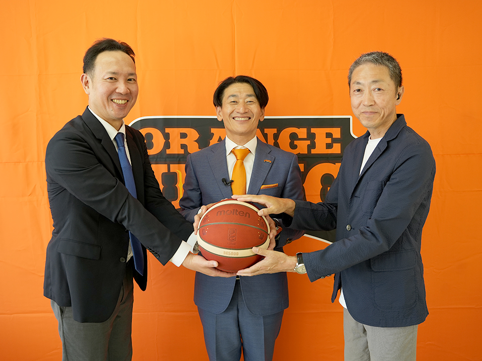 株式会社エヒメスポーツエンターテイメント 取締役副会長 河原 成紀氏、ストライク合田、ストライク吉本