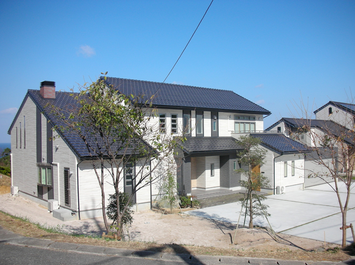 施工を請け負った住宅の外観