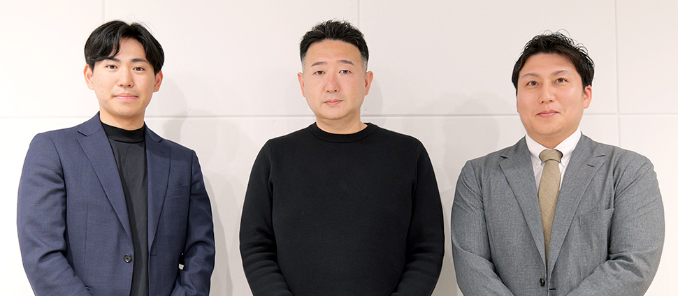 株式会社エンバウンド 代表取締役 橋本竜氏、ストライク山野、ストライク今井